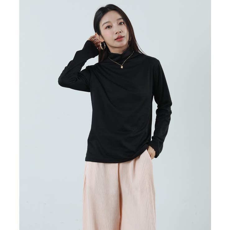 【暖か裏起毛！！】着膨れなし！シワなし、速乾生地で冬に大活躍！滑らか快適肌さわり… | maison de LATIR | 詳細画像15 