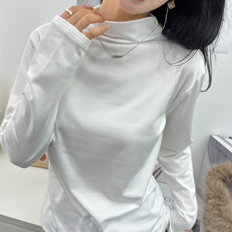 【暖か裏起毛！！】着膨れなし！シワなし、速乾生地で冬に大活躍！滑らか快適肌さわり… | maison de LATIR | 詳細画像2 