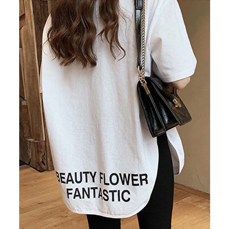 サラッと生地が気持ち良い！冬に活躍バックロゴ入りゆったりトップス 服 体系カバー | maison de LATIR | 詳細画像15 