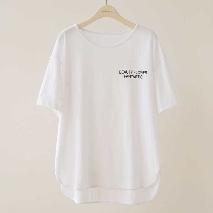 サラッと生地が気持ち良い！冬に活躍バックロゴ入りゆったりトップス 服 体系カバー | maison de LATIR | 詳細画像29 