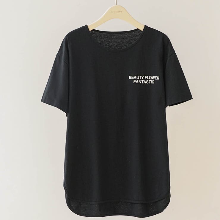 サラッと生地が気持ち良い！冬に活躍バックロゴ入りゆったりトップス 服 体系カバー | maison de LATIR | 詳細画像38 