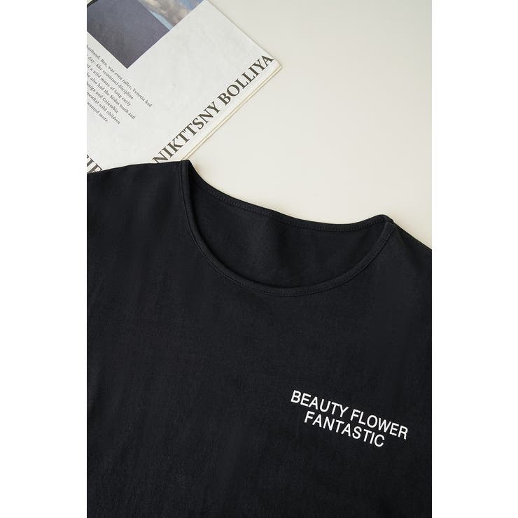 サラッと生地が気持ち良い！冬に活躍バックロゴ入りゆったりトップス 服 体系カバー | maison de LATIR | 詳細画像40 