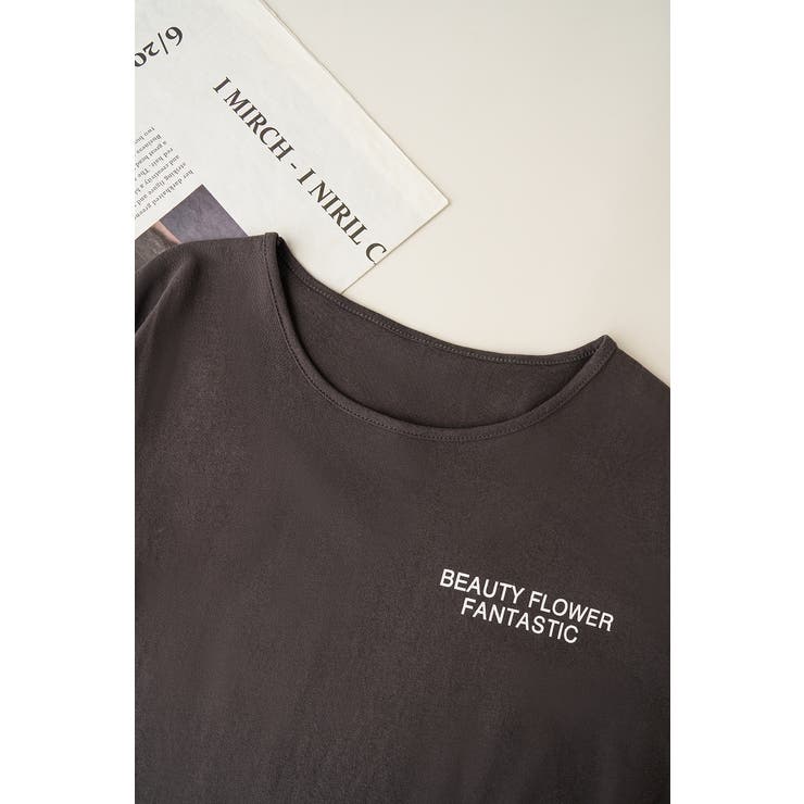 サラッと生地が気持ち良い！冬に活躍バックロゴ入りゆったりトップス 服 体系カバー | maison de LATIR | 詳細画像49 