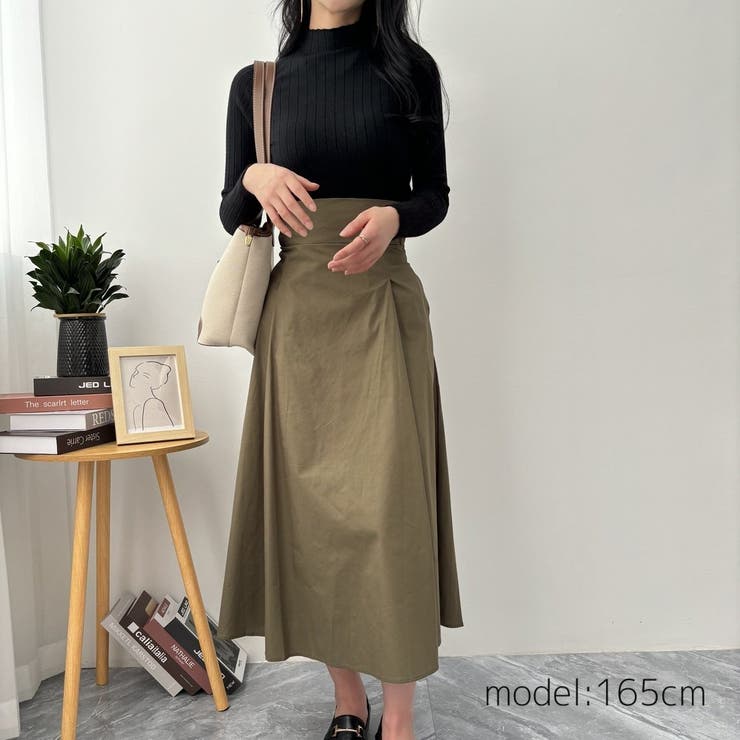 10カラー。大人かわいいハイネックリブニット。コーディネートのアクセントにも、１… | maison de LATIR | 詳細画像26 