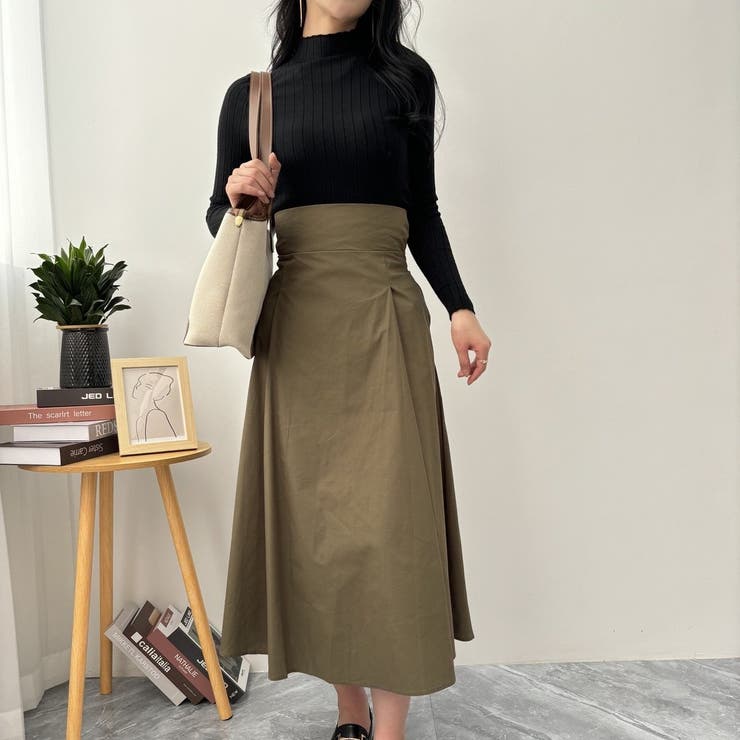 10カラー。大人かわいいハイネックリブニット。コーディネートのアクセントにも、１… | maison de LATIR | 詳細画像27 