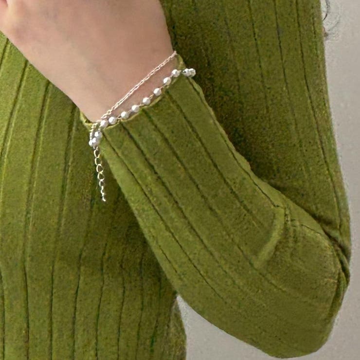 10カラー。大人かわいいハイネックリブニット。コーディネートのアクセントにも、１… | maison de LATIR | 詳細画像72 