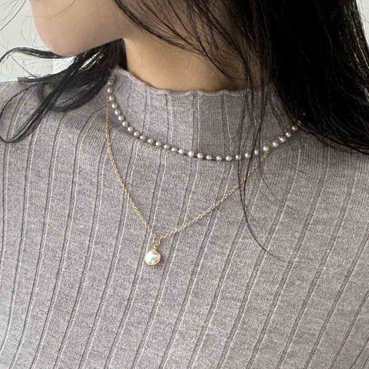 10カラー。大人かわいいハイネックリブニット。コーディネートのアクセントにも、１… | maison de LATIR | 詳細画像44 