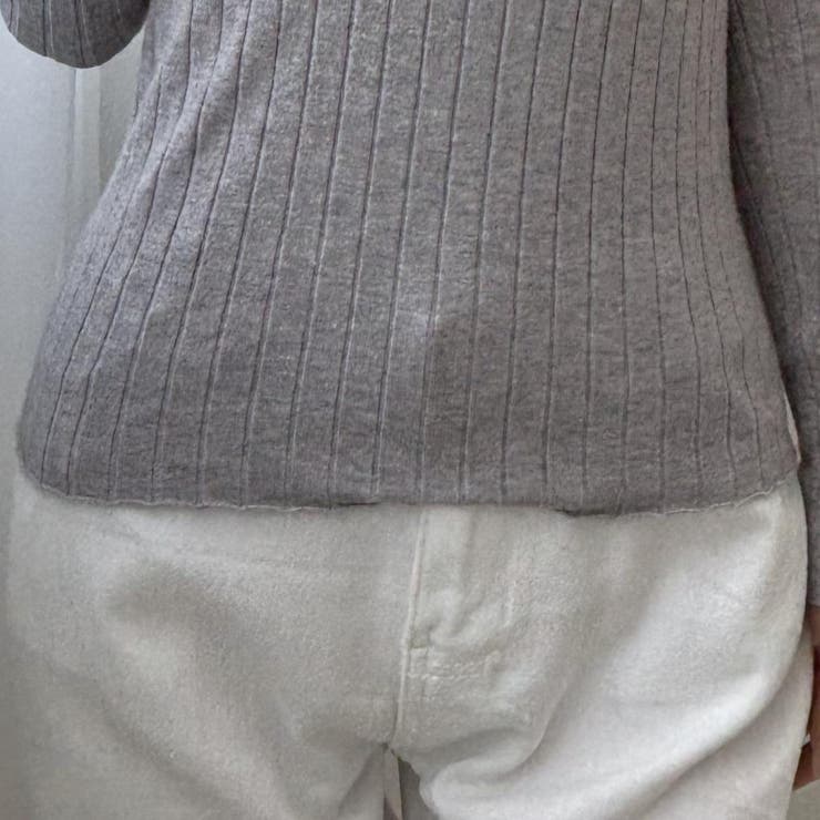 10カラー。大人かわいいハイネックリブニット。コーディネートのアクセントにも、１… | maison de LATIR | 詳細画像46 