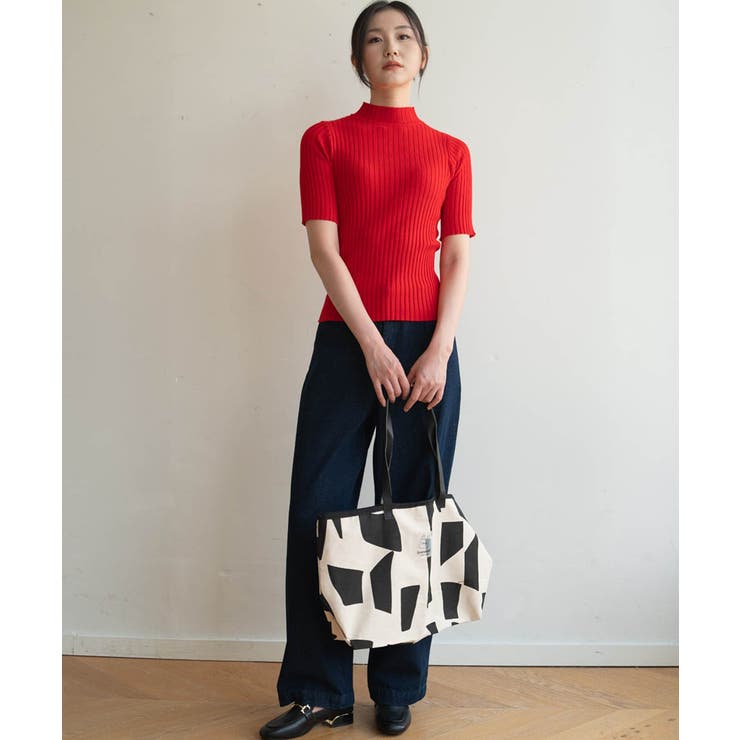 《9色展開》きちんと感も、快適さも。大人のための春服半袖リブトップス スプリング… | maison de LATIR | 詳細画像72 
