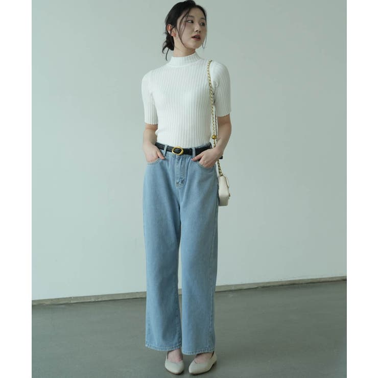 《9色展開》きちんと感も、快適さも。大人のための春服半袖リブトップス スプリング… | maison de LATIR | 詳細画像77 