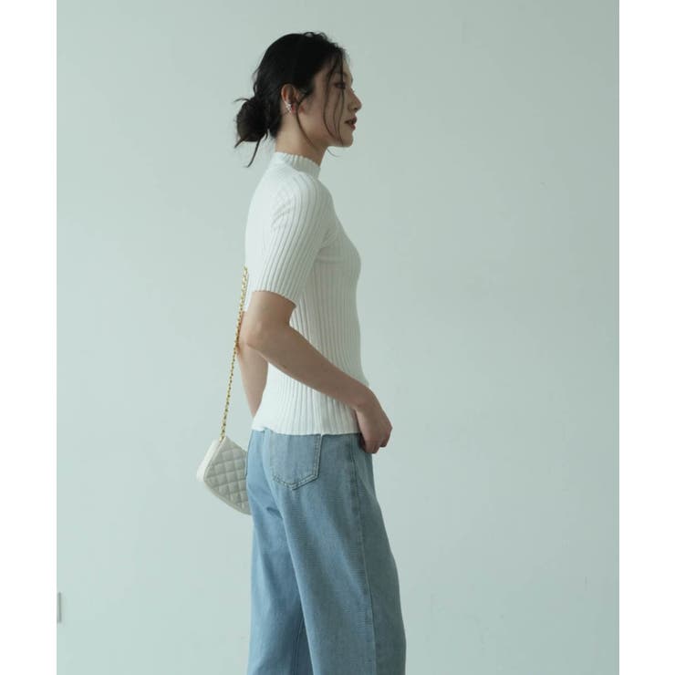 《9色展開》きちんと感も、快適さも。大人のための春服半袖リブトップス スプリング… | maison de LATIR | 詳細画像78 