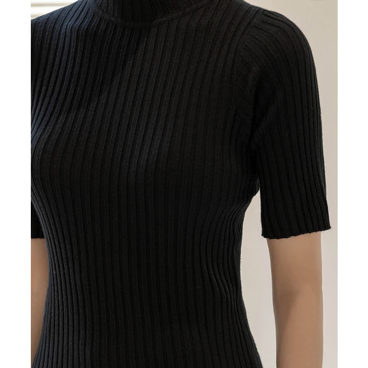《9色展開》きちんと感も、快適さも。大人のための春服半袖リブトップス スプリング… | maison de LATIR | 詳細画像82 