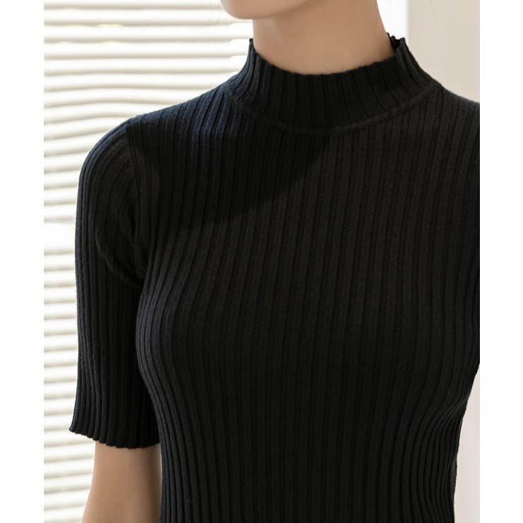 《9色展開》きちんと感も、快適さも。大人のための春服半袖リブトップス スプリング… | maison de LATIR | 詳細画像87 