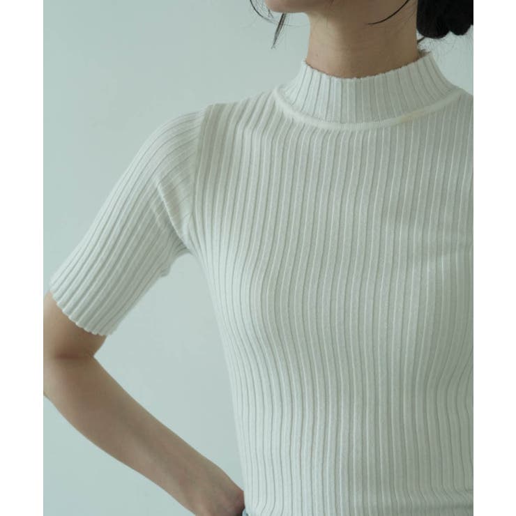 《9色展開》きちんと感も、快適さも。大人のための春服半袖リブトップス スプリング… | maison de LATIR | 詳細画像90 