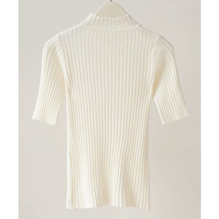 《9色展開》きちんと感も、快適さも。大人のための春服半袖リブトップス スプリング… | maison de LATIR | 詳細画像93 