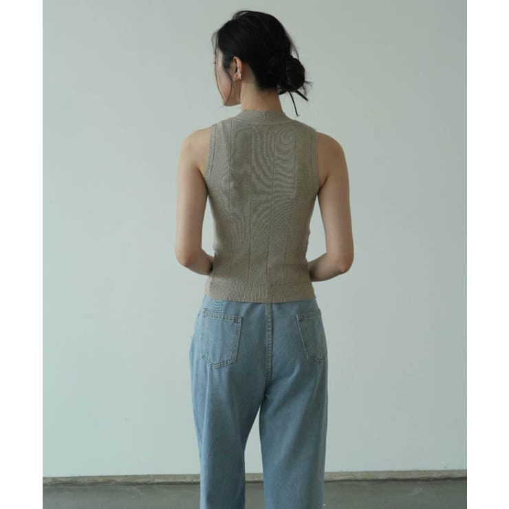 《9色展開》一枚でも重ね着でも！季節の変わり目に頼れる、春顔ノースリーブ。上品モ… | maison de LATIR | 詳細画像61 