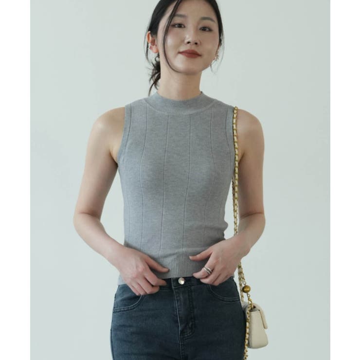 《9色展開》一枚でも重ね着でも！季節の変わり目に頼れる、春顔ノースリーブ。上品モ… | maison de LATIR | 詳細画像63 