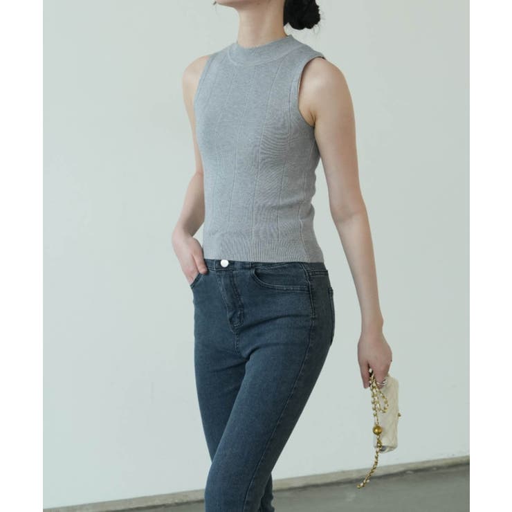 《9色展開》一枚でも重ね着でも！季節の変わり目に頼れる、春顔ノースリーブ。上品モ… | maison de LATIR | 詳細画像64 