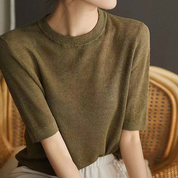 TELOPLAN テーロプラン【美品】Taki Knit Top サマーニット リサイクルショップ ティファナ / TELOPLAN テーロプラン TAKI
