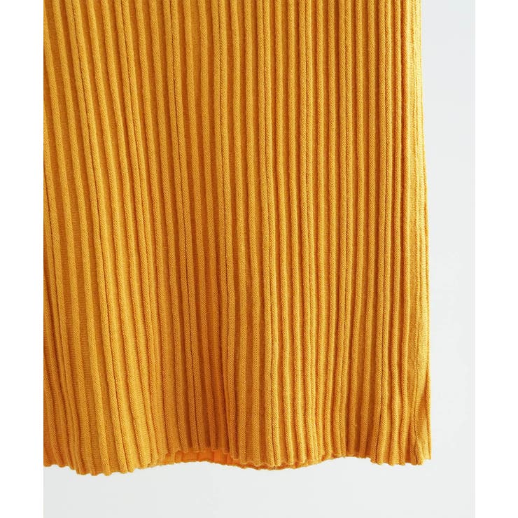 リブデザインが上品な夏服。ボトルネックノースリーブでイージーケアだからデイリーに… | maison de LATIR | 詳細画像49 