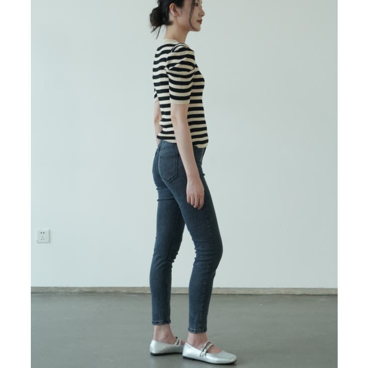 さりげないデザインがこなれ感を出してくれるニット スクエアネック シャーリングス… | maison de LATIR | 詳細画像29 