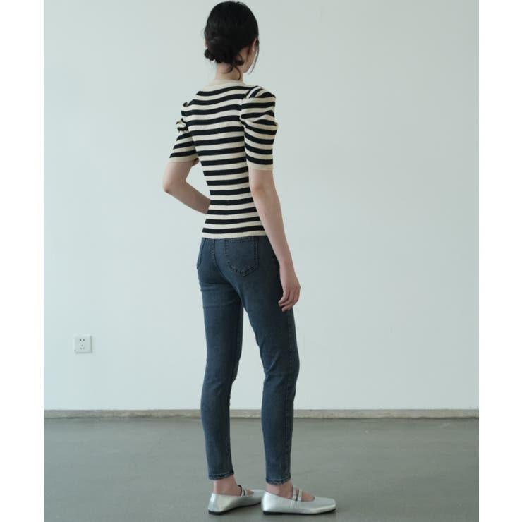 さりげないデザインがこなれ感を出してくれるニット スクエアネック シャーリングス… | maison de LATIR | 詳細画像30 