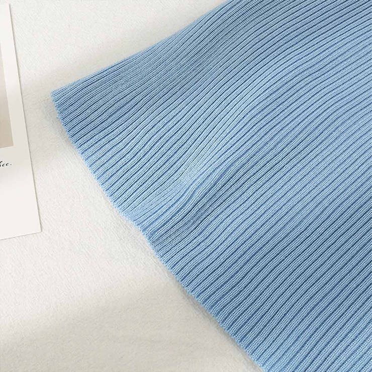 さりげないデザインがこなれ感を出してくれるニット スクエアネック シャーリングス… | maison de LATIR | 詳細画像44 