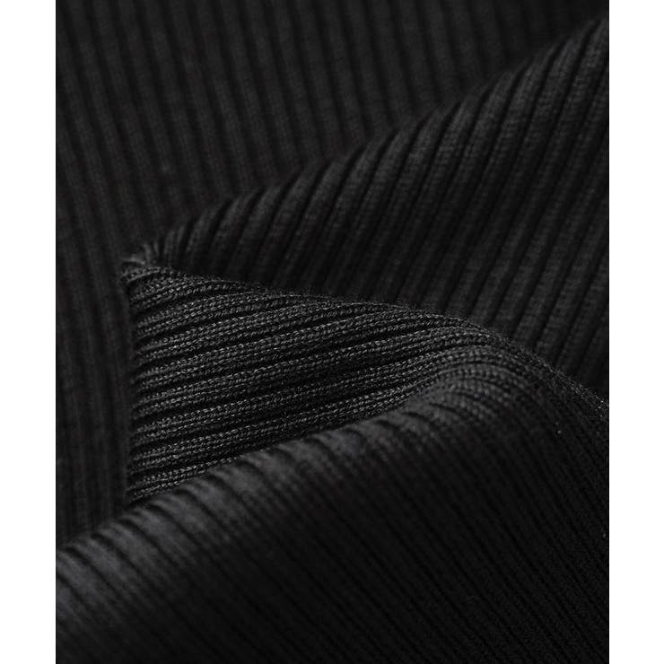 立体感のあるパワーショルダー半袖サマーニット ボリューム袖が映える 夏服ビジネス… | maison de LATIR | 詳細画像59 