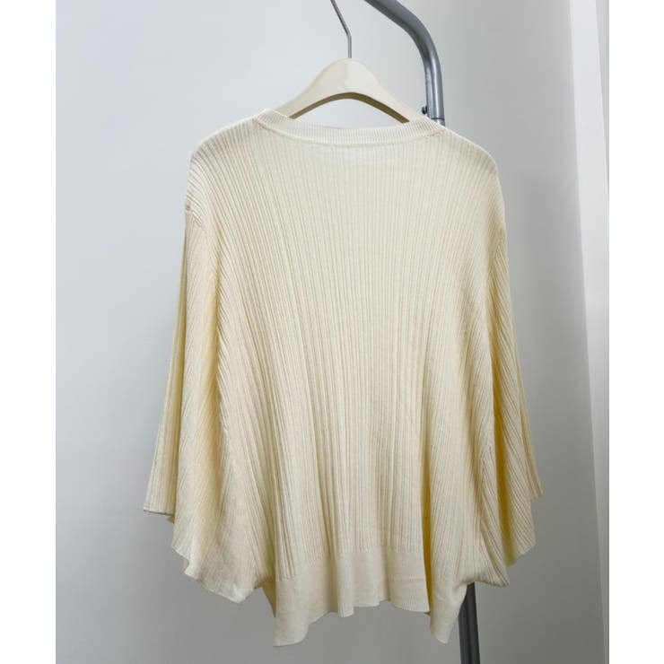 7分袖フリルサマーニット リブニット トップス | maison de LATIR | 詳細画像31 