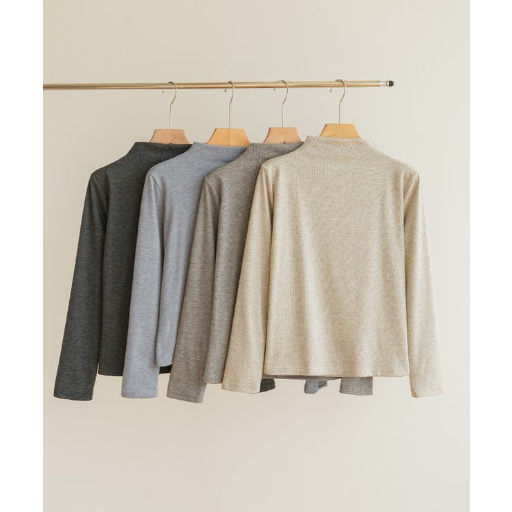 裏起毛タートルネック タートルネック トップス | maison de LATIR | 詳細画像24 