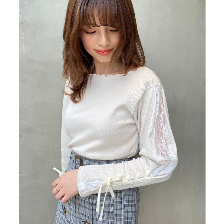 レースアップリブトップス 品番 Ctyw Majestic Legon マジェスティックレゴン のレディースファッション通販 Shoplist ショップリスト