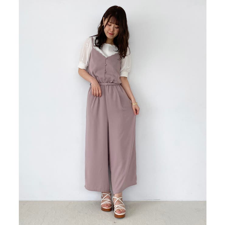 スカラップキャミサロペット[品番：CTYW0000248]｜MAJESTIC LEGON