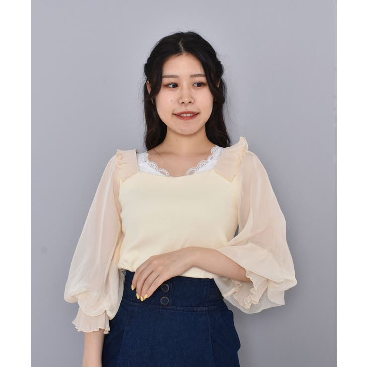 ガーリースリーブトップス 品番 Ctyw Majestic Legon マジェスティックレゴン のレディースファッション通販 Shoplist ショップリスト