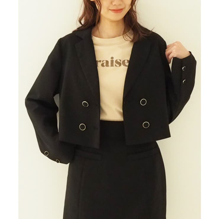 ショートテーラードジャケット 品番 Ctyw Majestic Legon マジェスティックレゴン のレディース ファッション通販 Shoplist ショップリスト