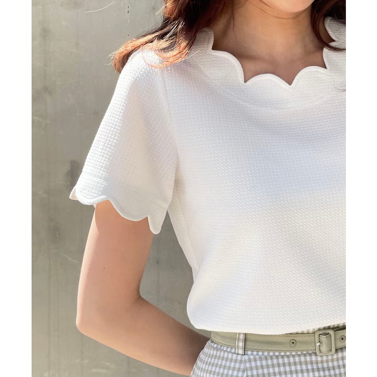 トップス ECO スカラップデザイントップス[品番：CTYW0002020]｜MAJESTIC LEGON