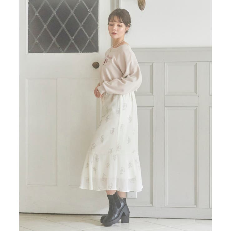 エンブロイダリーマーメイドスカート | MAJESTIC LEGON  | 詳細画像5 