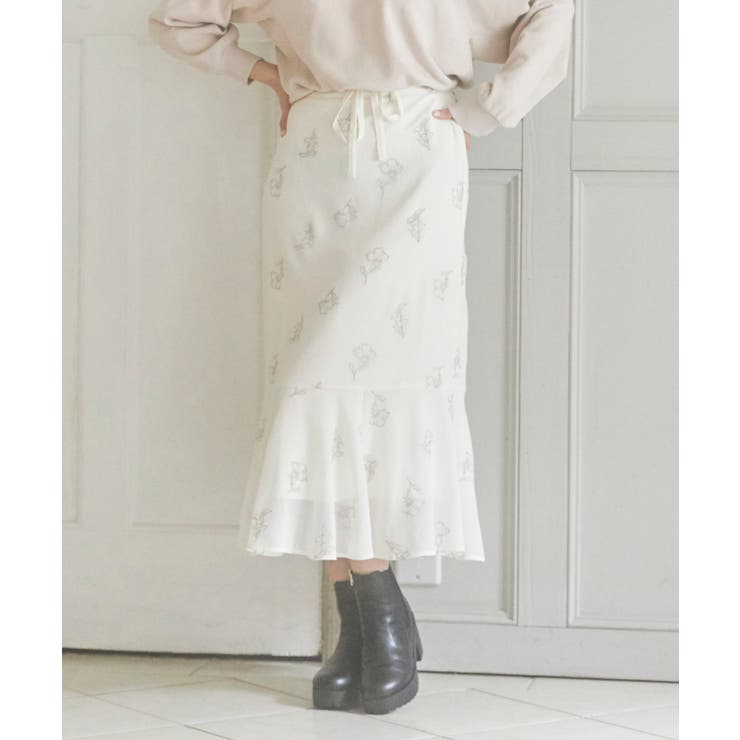 エンブロイダリーマーメイドスカート | MAJESTIC LEGON  | 詳細画像8 