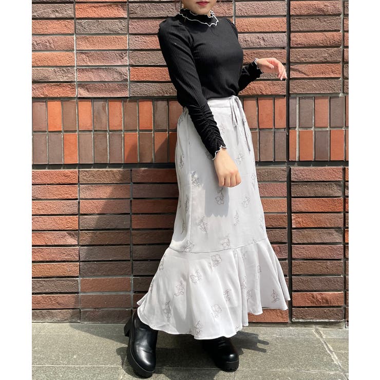 グレー | エンブロイダリーマーメイドスカート | MAJESTIC LEGON 