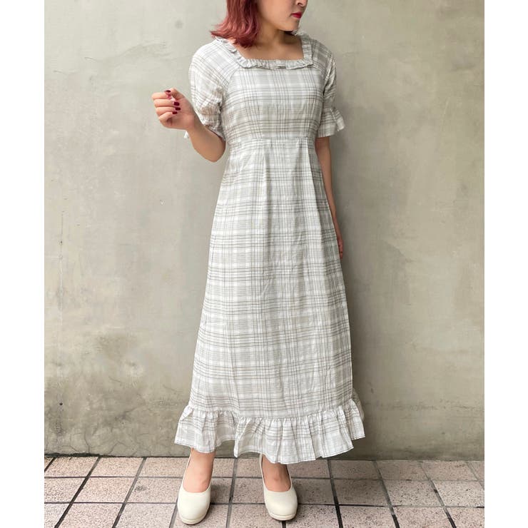 スクエアチェックロングワンピース 品番 Ctyw Majestic Legon マジェスティックレゴン まじぇすてぃっくれごん まじぇ マジェ マジェスティックレゴーン まじぇすてぃっくれごーん のレディースファッション通販 Shoplist ショップリスト