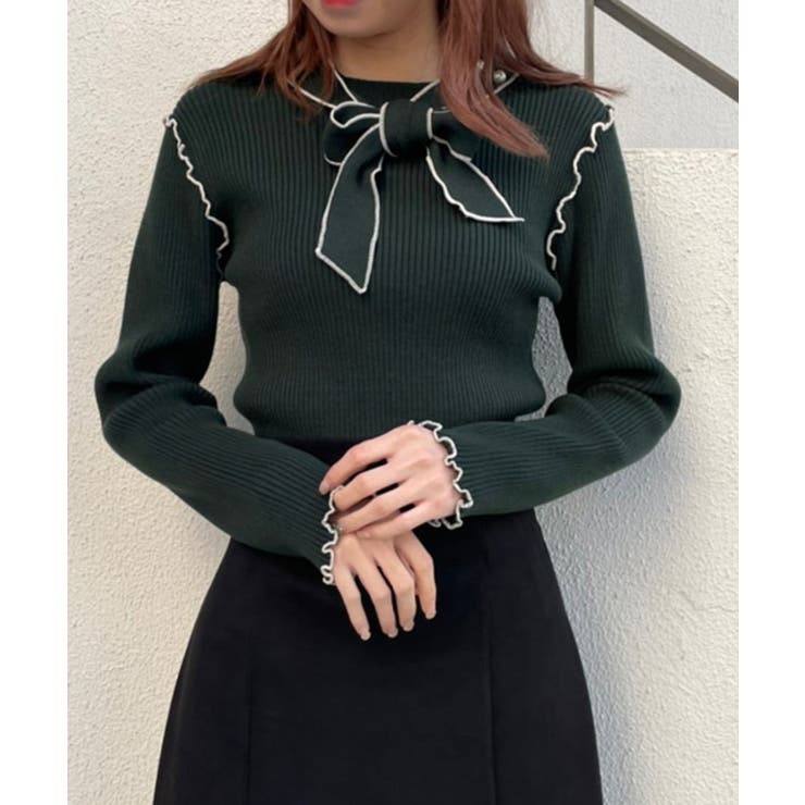 バイカラー2wayボウタイニット[品番：CTYW0002511]｜MAJESTIC LEGON