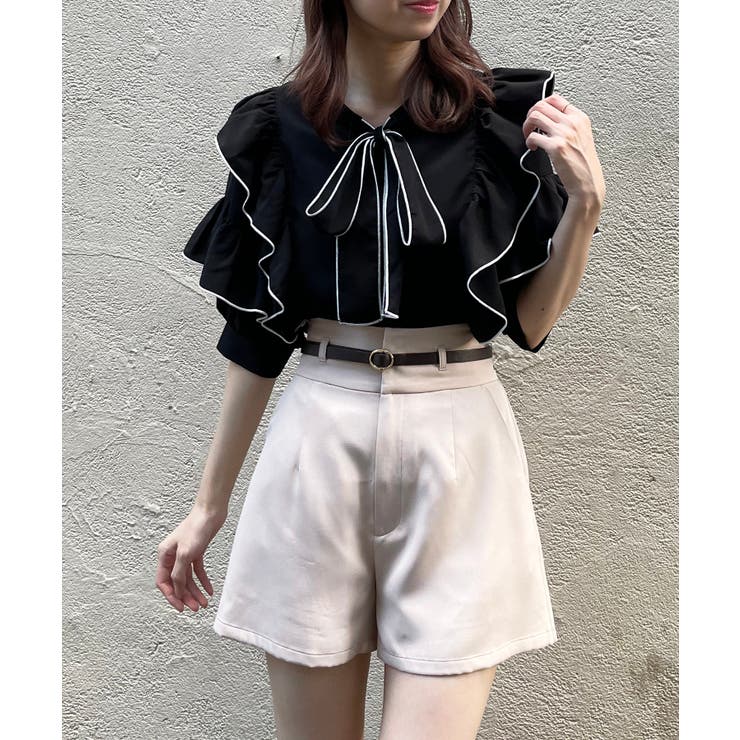 クラシックベルト付きショートパンツ | MAJESTIC LEGON  | 詳細画像18 