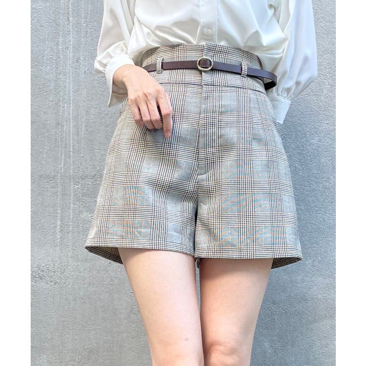 クラシックベルト付きショートパンツ | MAJESTIC LEGON  | 詳細画像4 