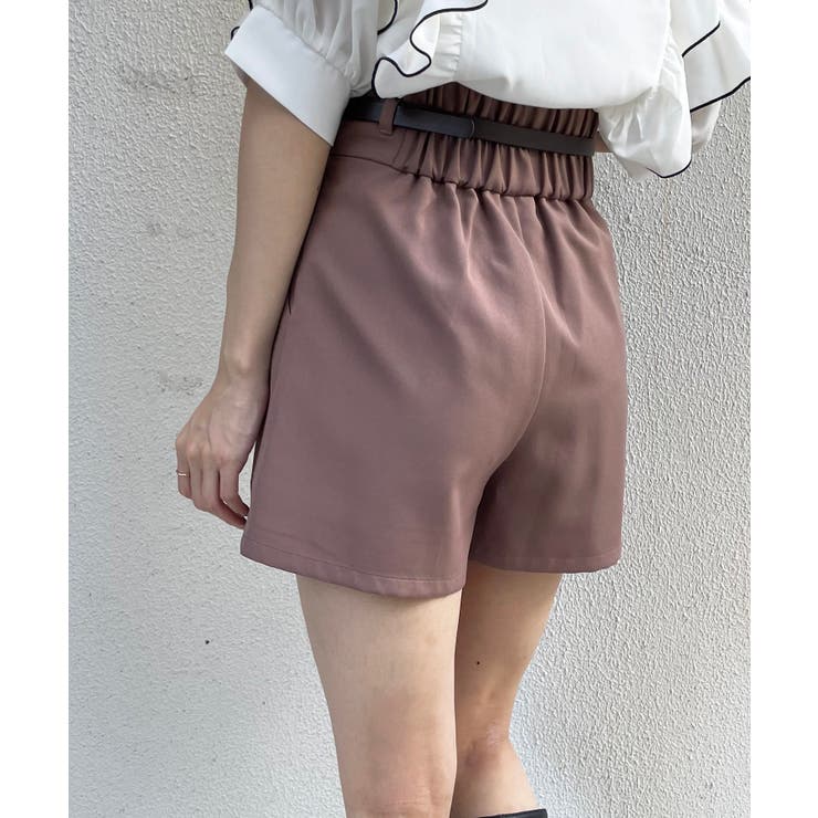 クラシックベルト付きショートパンツ | MAJESTIC LEGON  | 詳細画像9 