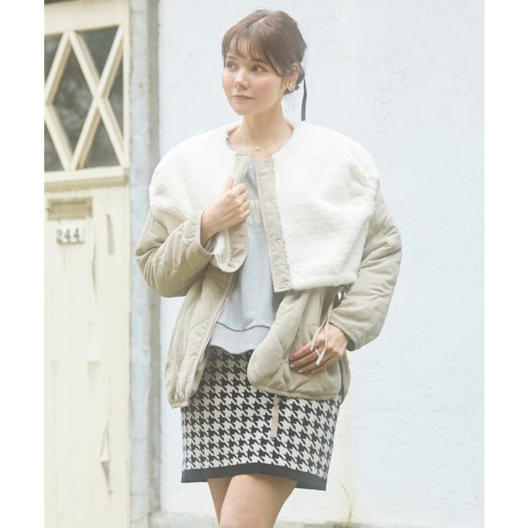 レイヤードキルティングジャケット | MAJESTIC LEGON  | 詳細画像5 