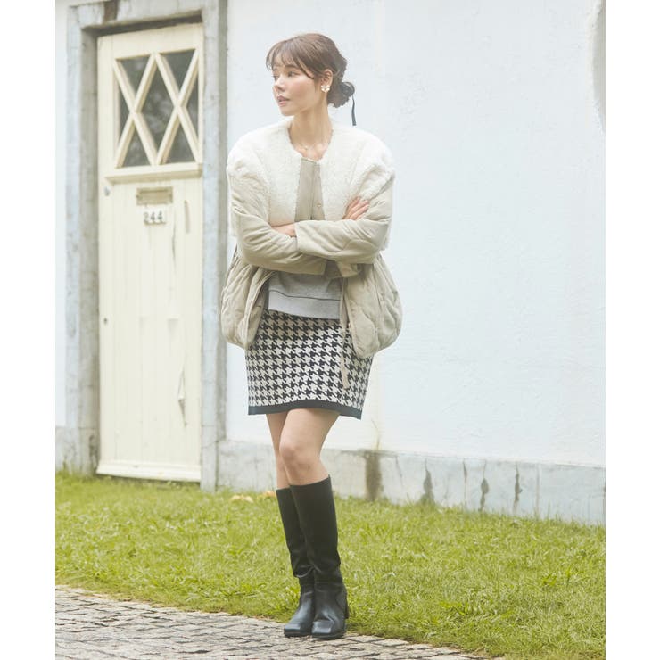 レイヤードキルティングジャケット | MAJESTIC LEGON  | 詳細画像6 