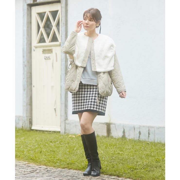 レイヤードキルティングジャケット | MAJESTIC LEGON  | 詳細画像7 