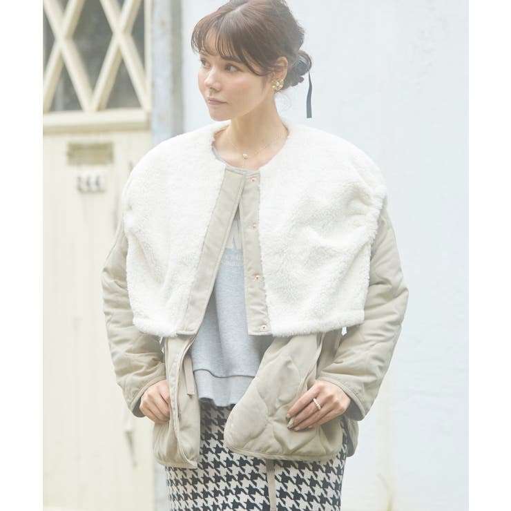 レイヤードキルティングジャケット | MAJESTIC LEGON  | 詳細画像8 