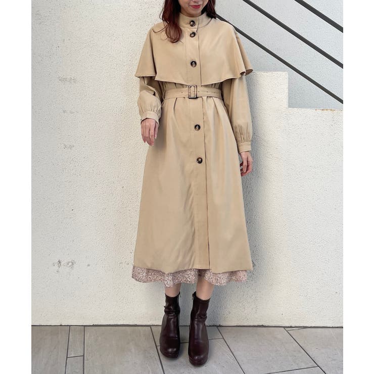 ケープカラーコート[品番：CTYW0002335]｜MAJESTIC LEGON