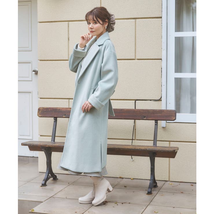 Ladyロングガウンコート[品番：CTYW0002396]｜MAJESTIC LEGON