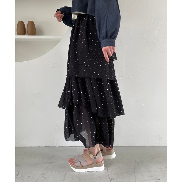 アシメティアードスカート | MAJESTIC LEGON  | 詳細画像3 